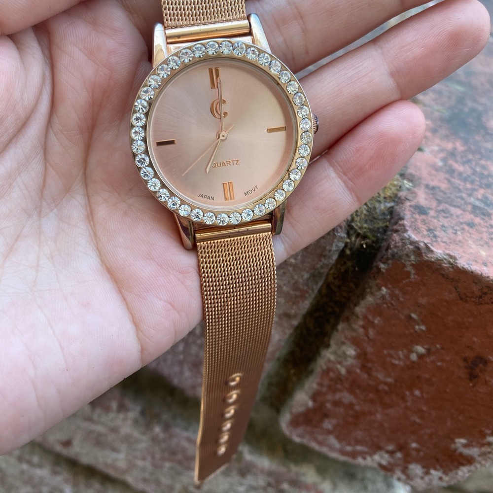 Watch -rose gold